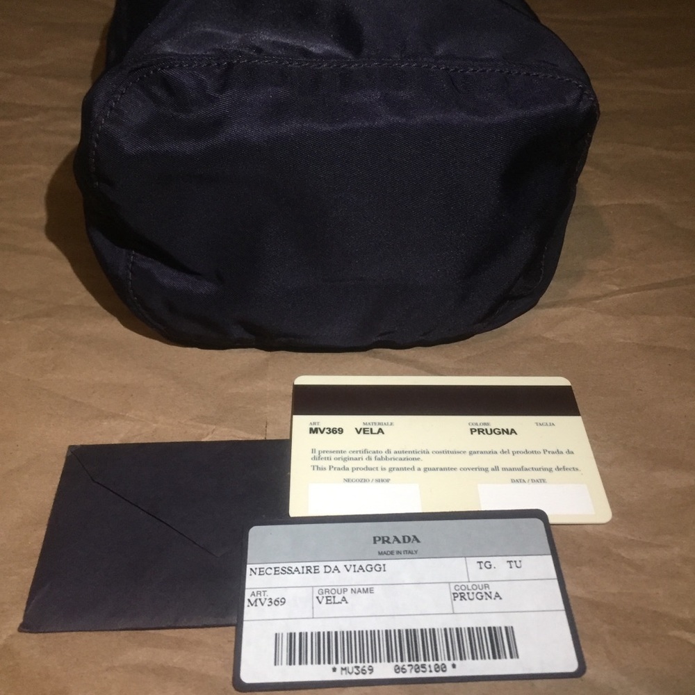 Authentic Prada Drawstring Bag Used Damaged String - image 5